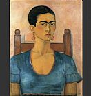 Famous Portrait Paintings - FridaKahlo-Self-Portrait-1930